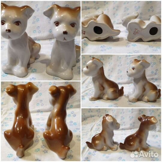 Статуэтка собачка лисица куница