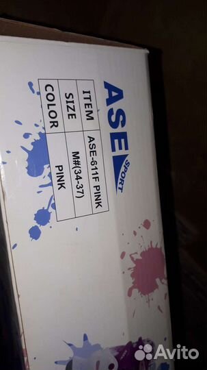 Коньки ASE sport для девочки (р.34-37)