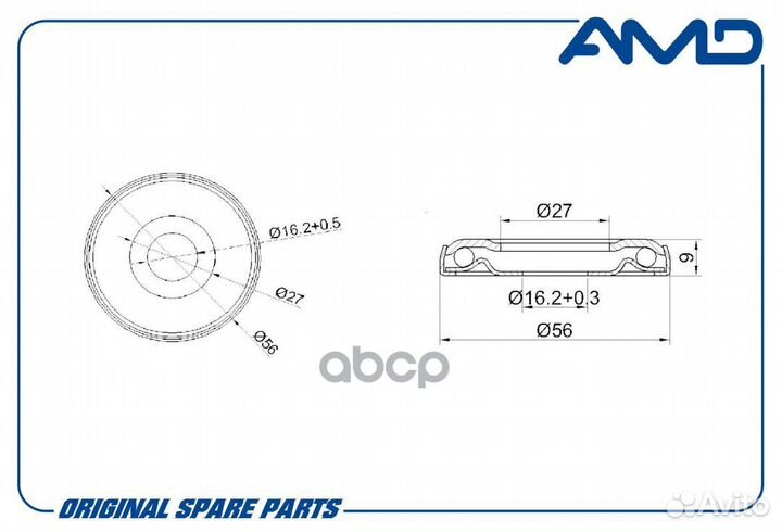 Подшипник опоры амортизатора renault Logan LS S