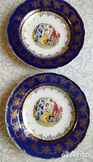 Винтаж СССР тарелки Чехия оригинал