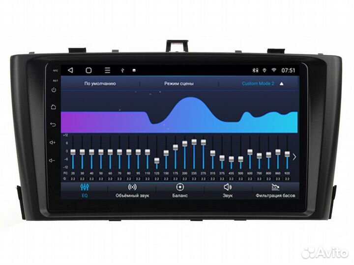 Магнитола Mstar TS109011A для Toyota Avensis t270