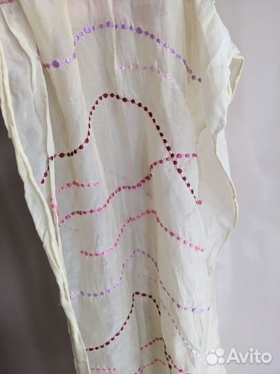 Палантин из натурального шелка