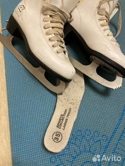 Коньки для девочки 35 размер