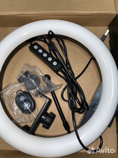 Кольцевая лампа со штативом 26 см