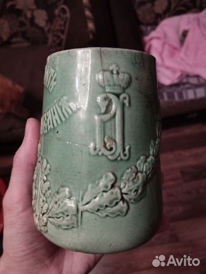 Коронационный стакан 1896 Николай II Кузнецов