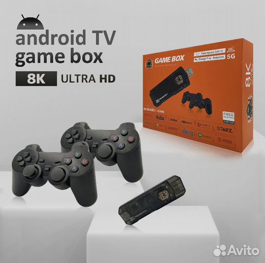 Smart tv приставка game box 8k