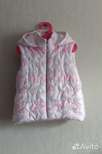 Жилетка утепленная для девочки 5 лет