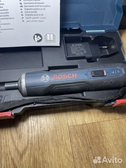 Аккумуляторная отвертка Bosch GO kit