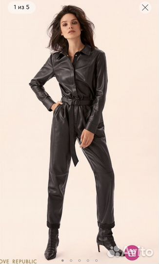 Комбинезон из экокожи Love Republic