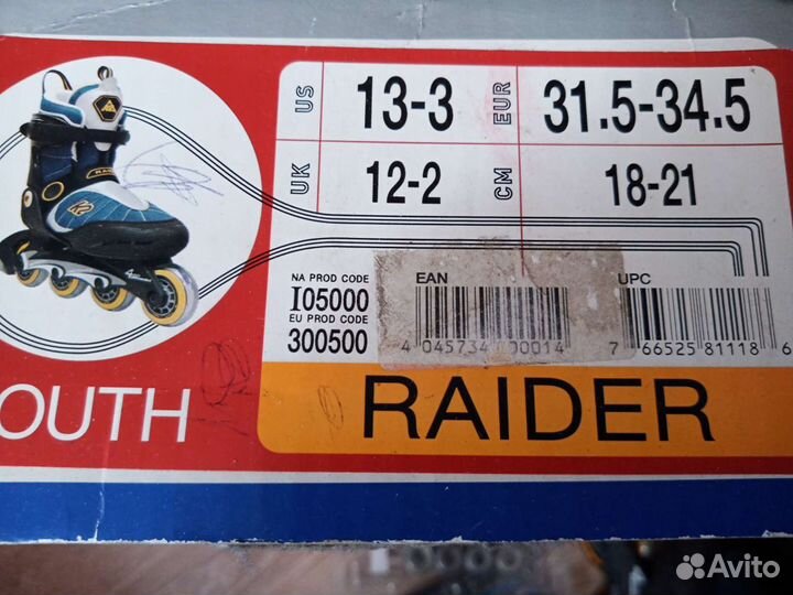 Роликовые коньки раздвижные 31,5-34,5