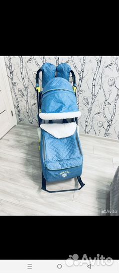 Санки коляска ника