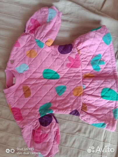 Платье next теплое, 80-86