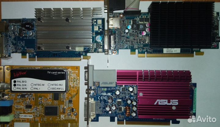 Видеокарты 4шт