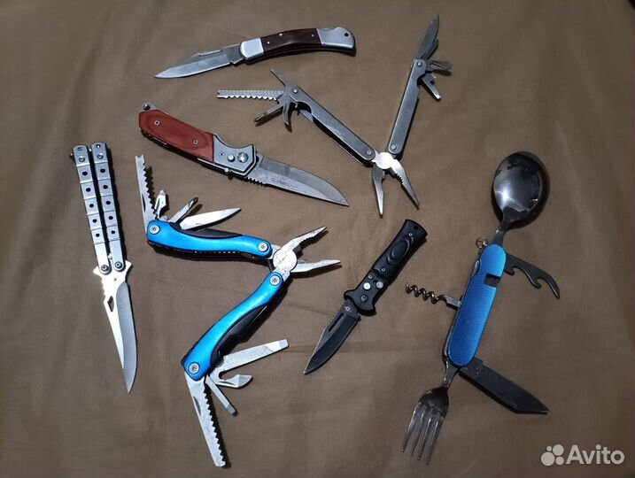 Нож складной, мультитул бу