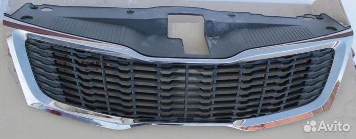 Решетка радиатора хром Kia Rio 3 2011-2015