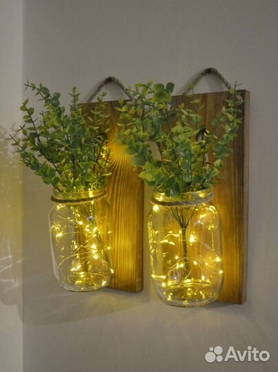 Декоративное панно-светильник