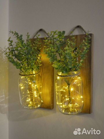 Декоративное панно-светильник