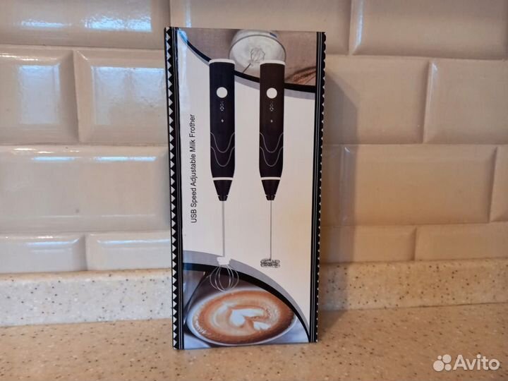 Капучинатор с 2 насадками блендер вспениватель