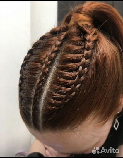 Плетение кос, вечерние прически