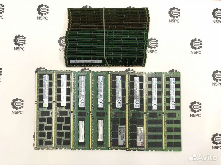 Серверная память ECC REG DDR3, DDR4 по 8 и 16GB