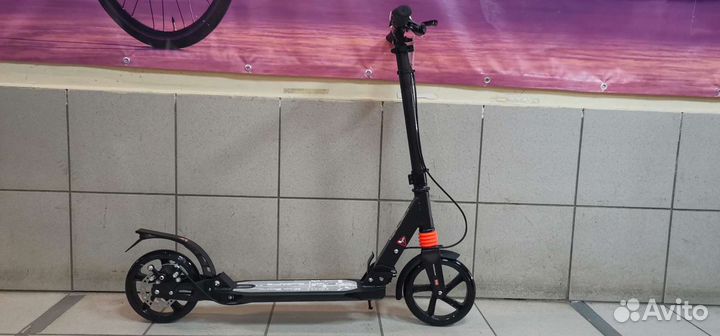 Самокат Урбан 200 мм дисковый тормоз