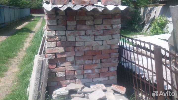 Коллекционный ретро бу красный кирпич с.Успенское