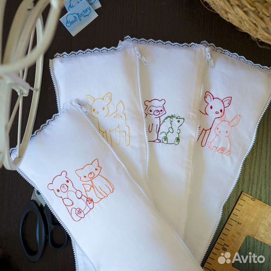 Комплект 24 фенс-бампера + постельное белье