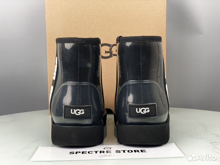 Угги Женские силиконовые Ugg Classic Clear Black