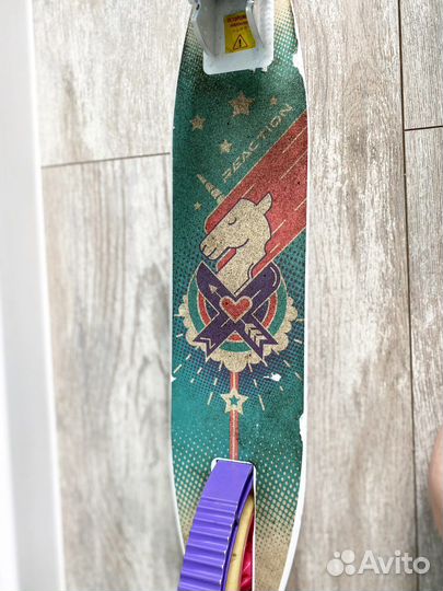 Самокат детский reaction 145 мм двухколесный