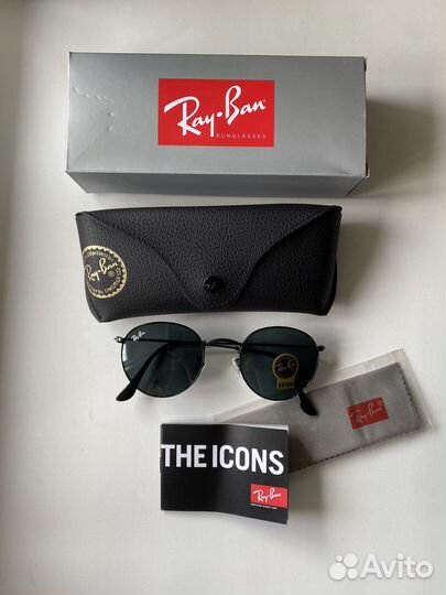 Очки ray ban round metal 3447