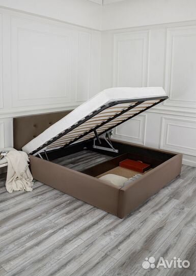 Кровать + матрас + подъемный механизм Роза