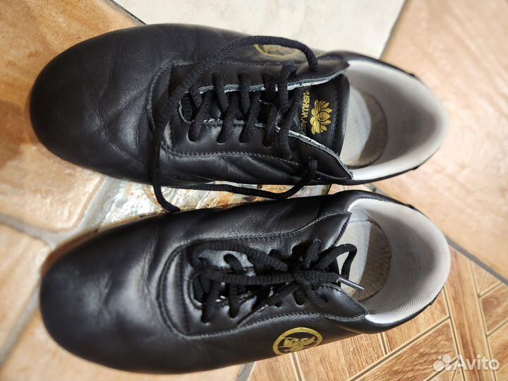 Кеды кожаные спортивные