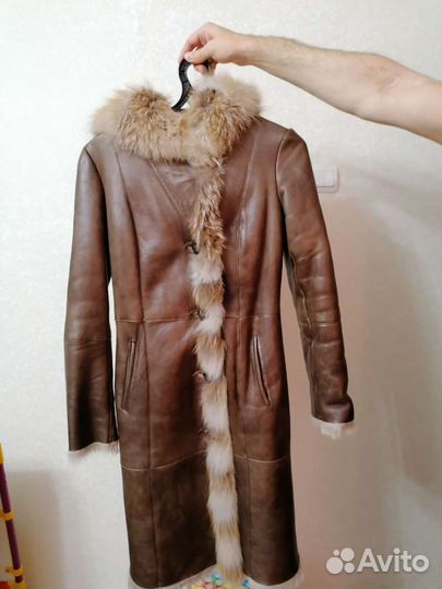 Дубленка натуральная женская 44 46