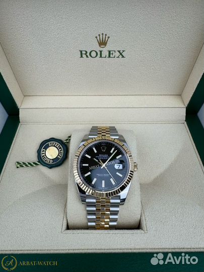 Rolex Datejust 41 мм 126333 Black Bicolor Jubilee