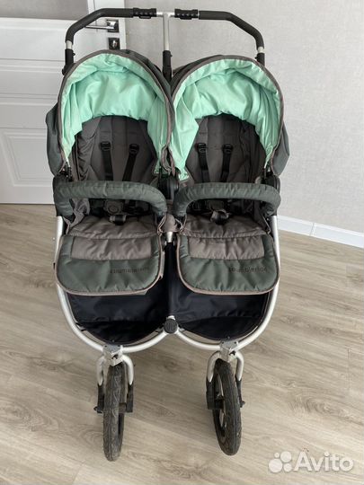 Коляска для двойни Bumbleride Indie Twin 2 в 1