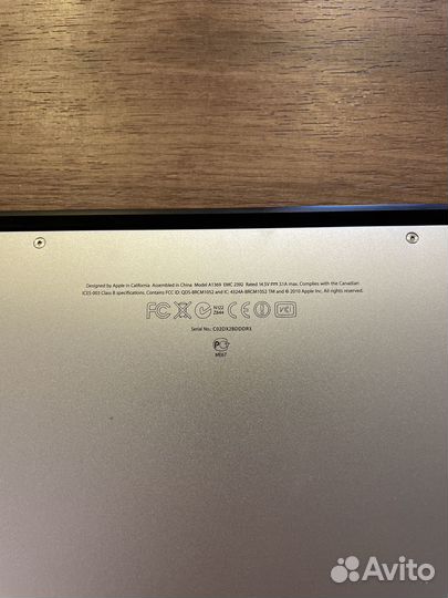 MacBook Air 13 (2011), 128 гб, Core i5, 1.7 ггц, R