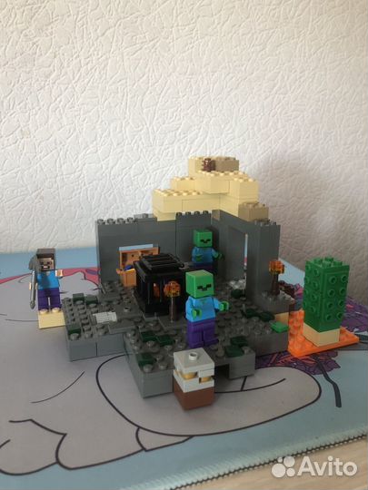 Lego майнкрафт заброшеная шахта
