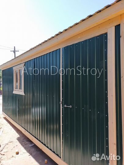 Бытовка деревянная утепленная с электрикой