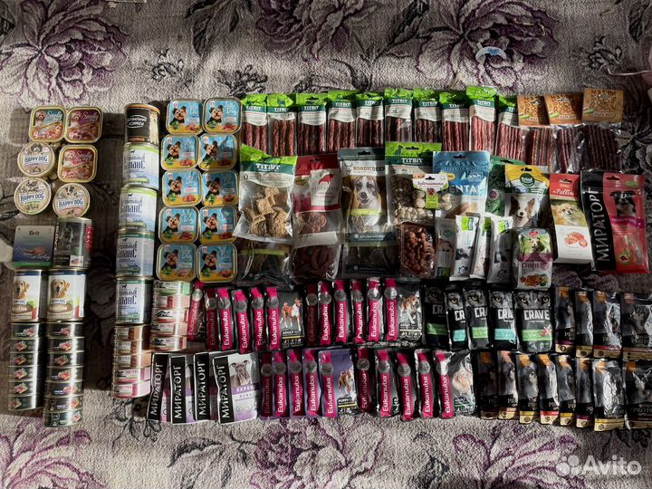 Лакомства для собак, корма для собак