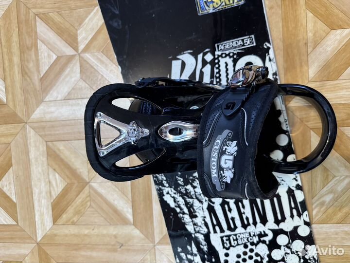 Сноуборд rade agenda 156 с крепами burton