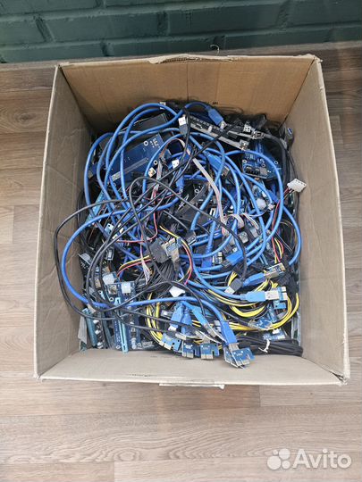 Райзер Riser (6pin и molex) бу майнинг