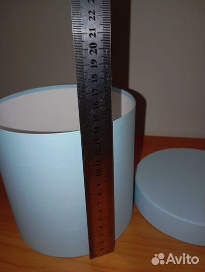 Коробка для подарка голубая