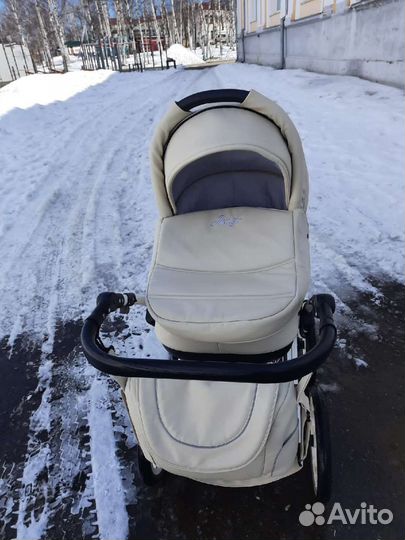 Коляска 2 в 1 эко кожа
