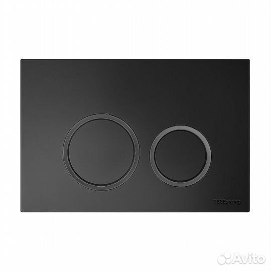 Tecespring Панель смыва с круглыми кнопками, черн