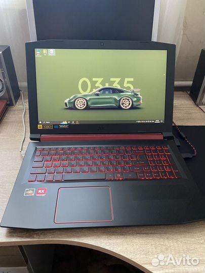 Acer nitro 5/ryzen 5/rx560x 4 gb/16 озу/512 gb ssd