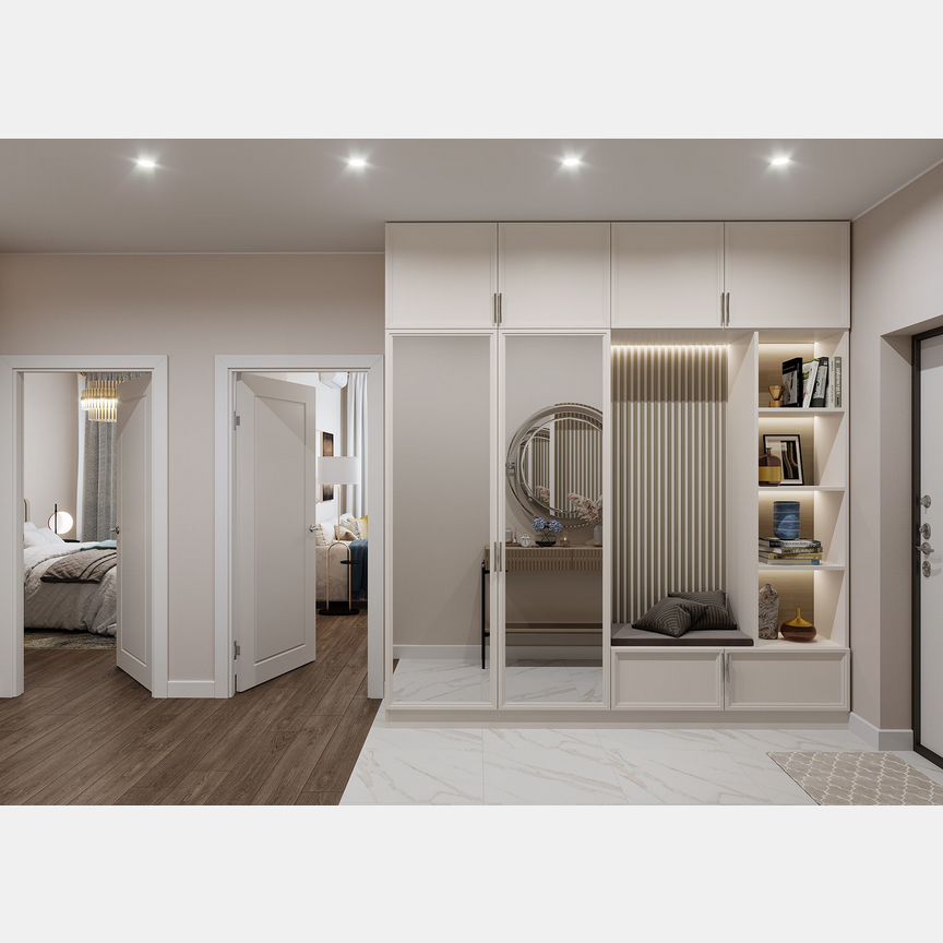 2-к. квартира, 53,3 м², 6/20 эт.