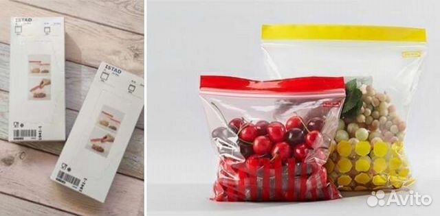 Пакеты с замком для заморозки Истад Икея