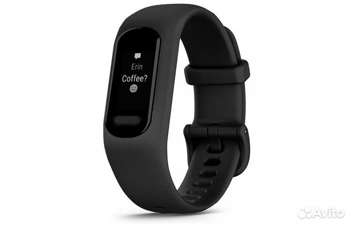 Умный браслет Garmin Vivosmart 5, черный, L