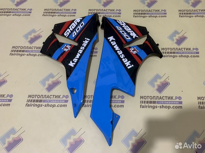 Kawasaki ZX-6R, ZX636 2009-2012 мотопластик обвес