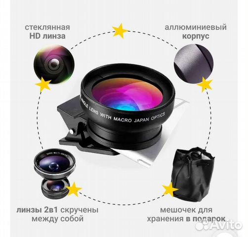 Линзы для телефона